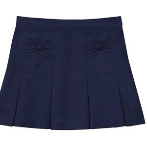 School Uniforms Big Kid Stretch Bow Pocket Scooter Dark Navy Size 10 (L)